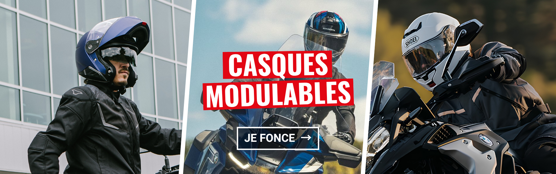 Casques modulables